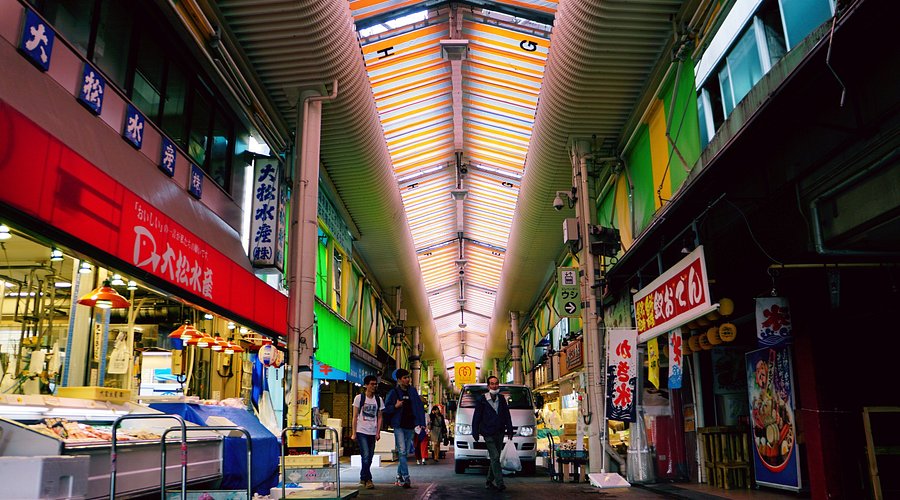 Kanazawa streets near Omicho Market